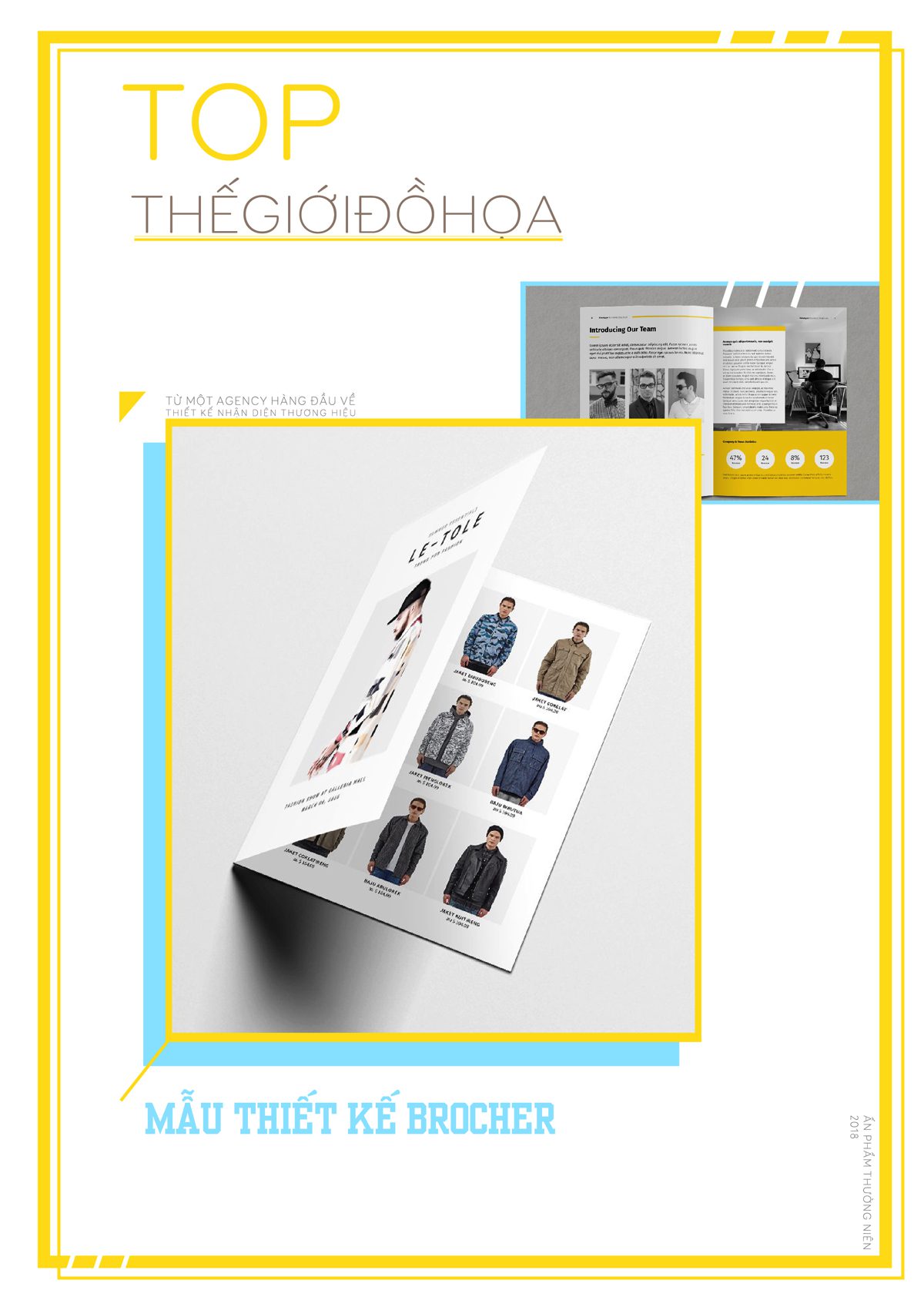 Tạp chí thế giới đồ họa – top mẫu thiết kế brochure