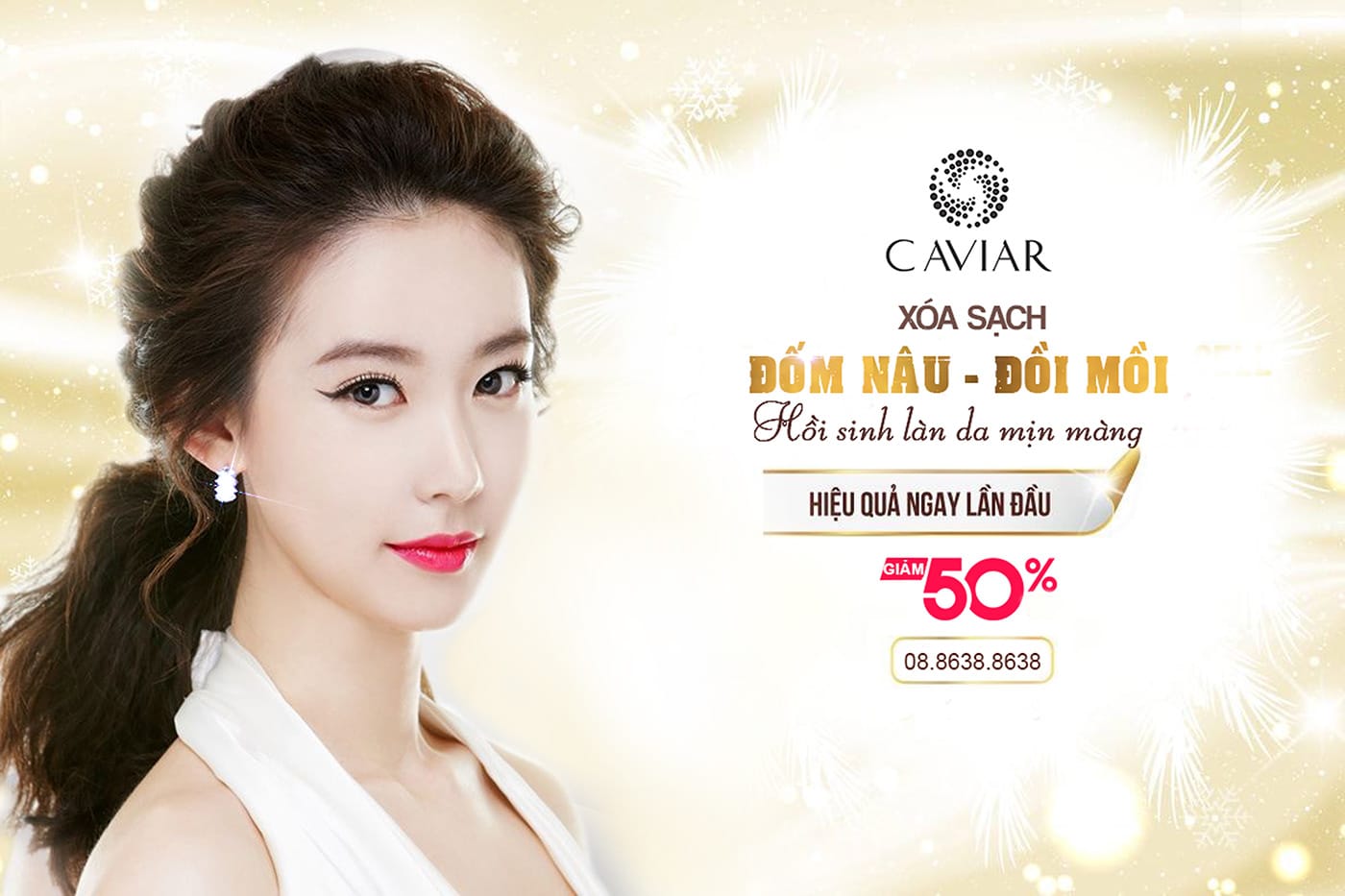 Mẫu thiết kế quảng cáo mỹ phẩm