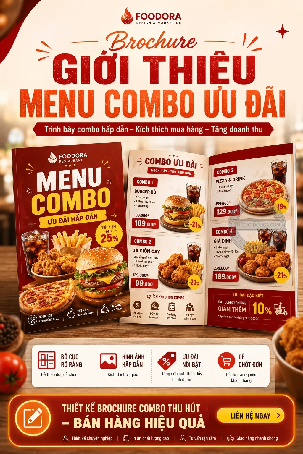 Brochure giới thiệu combo ưu đại