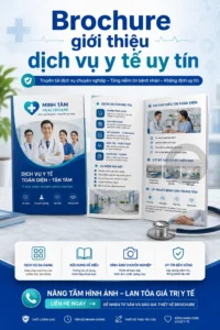 Brochure giới thiệu dịch vụ y tế uy tín