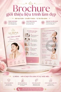 Brochure giới thiệu liệu trình làm đẹp