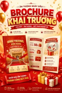 Brochure khai trương