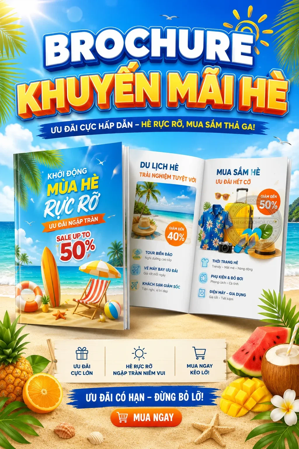 Brochure khuyến mãi hè