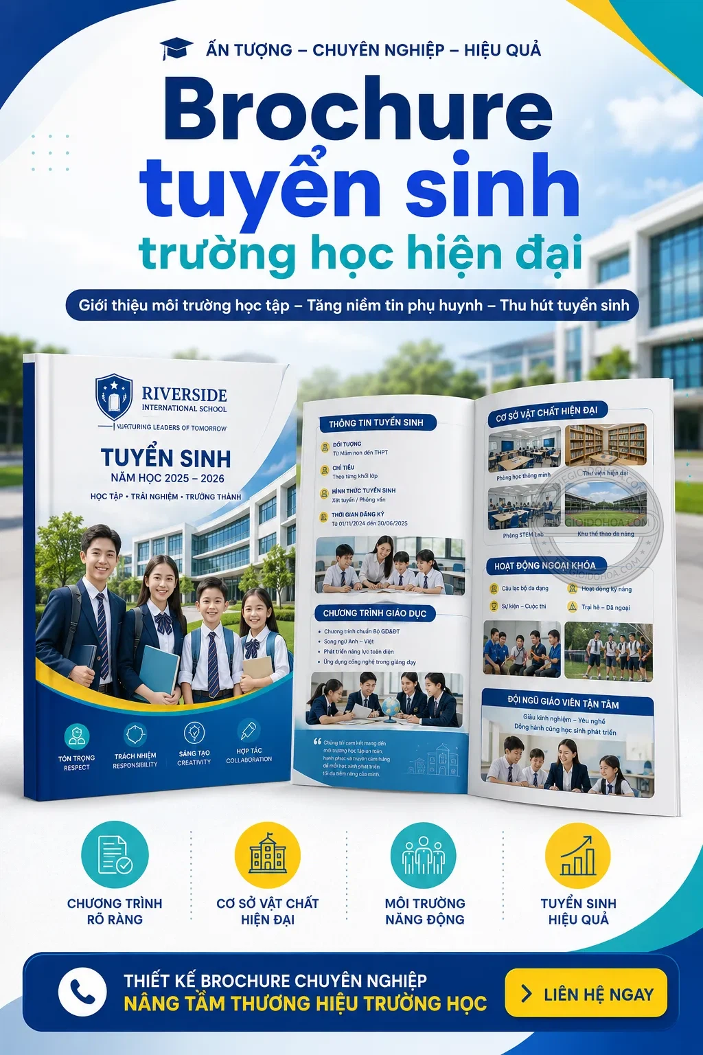 Brochure tuyển sinh trương học hiện đại