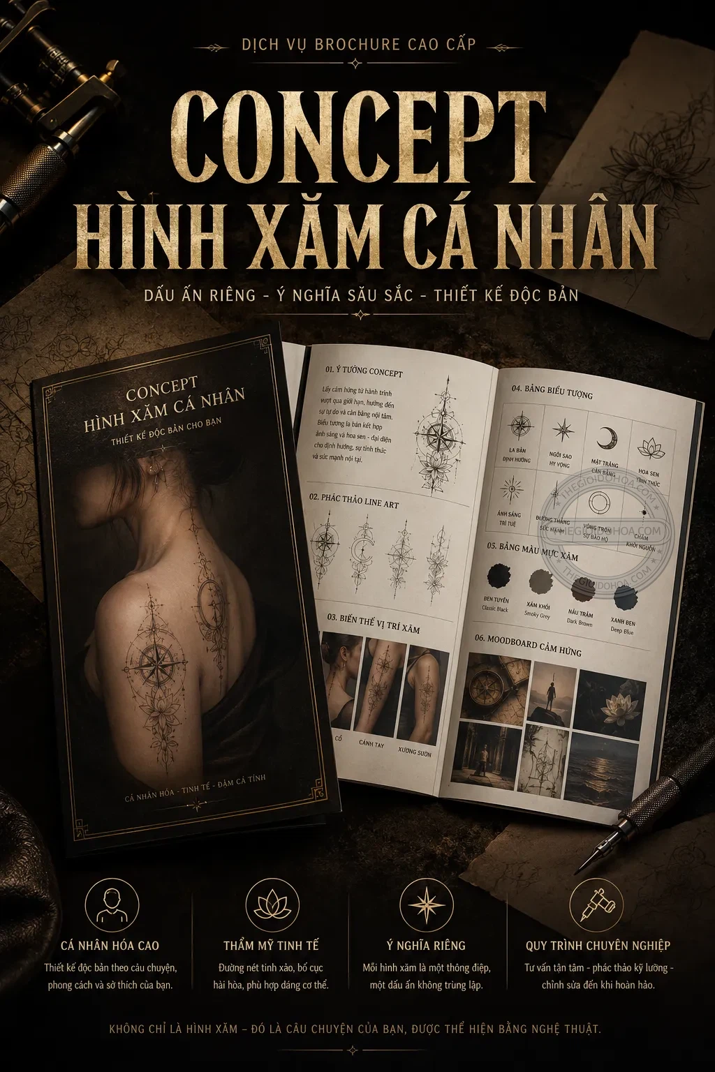 Concept hình xăm cá nhãn