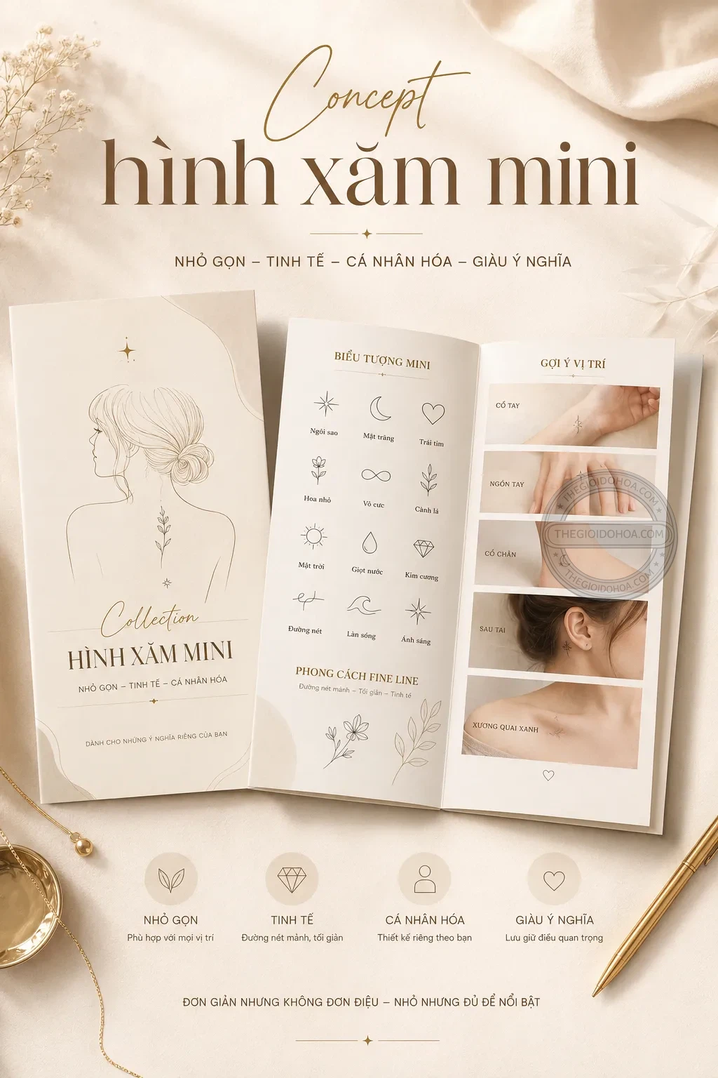 Concept hình xăm mini