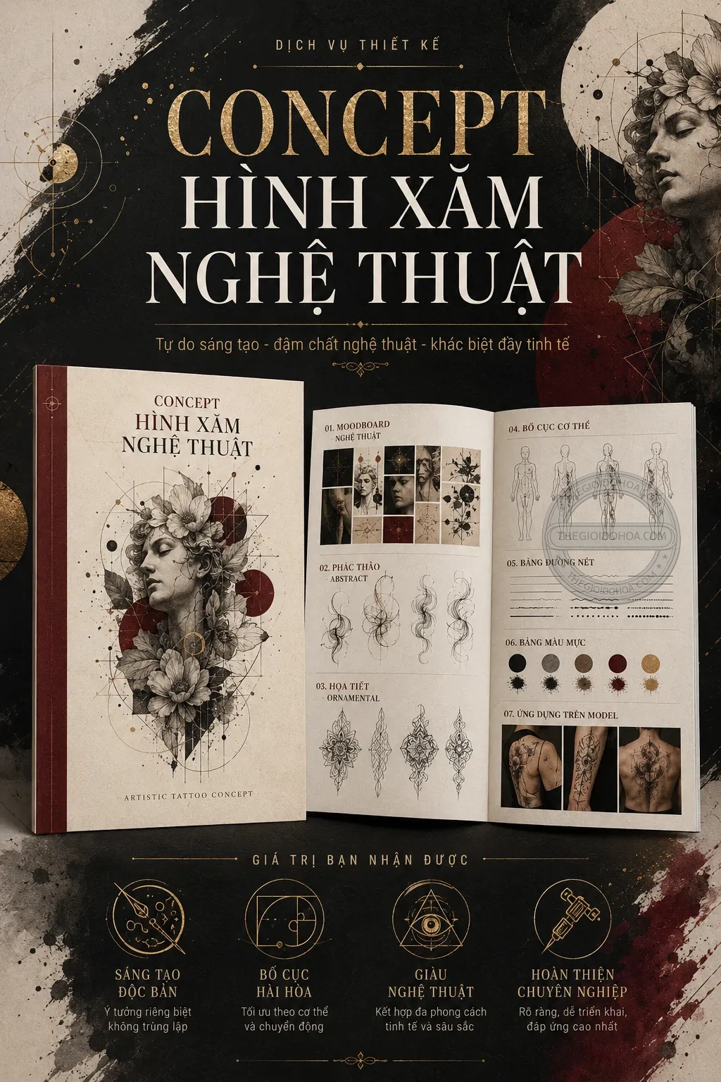 Concept hình xăm nghệ thuật