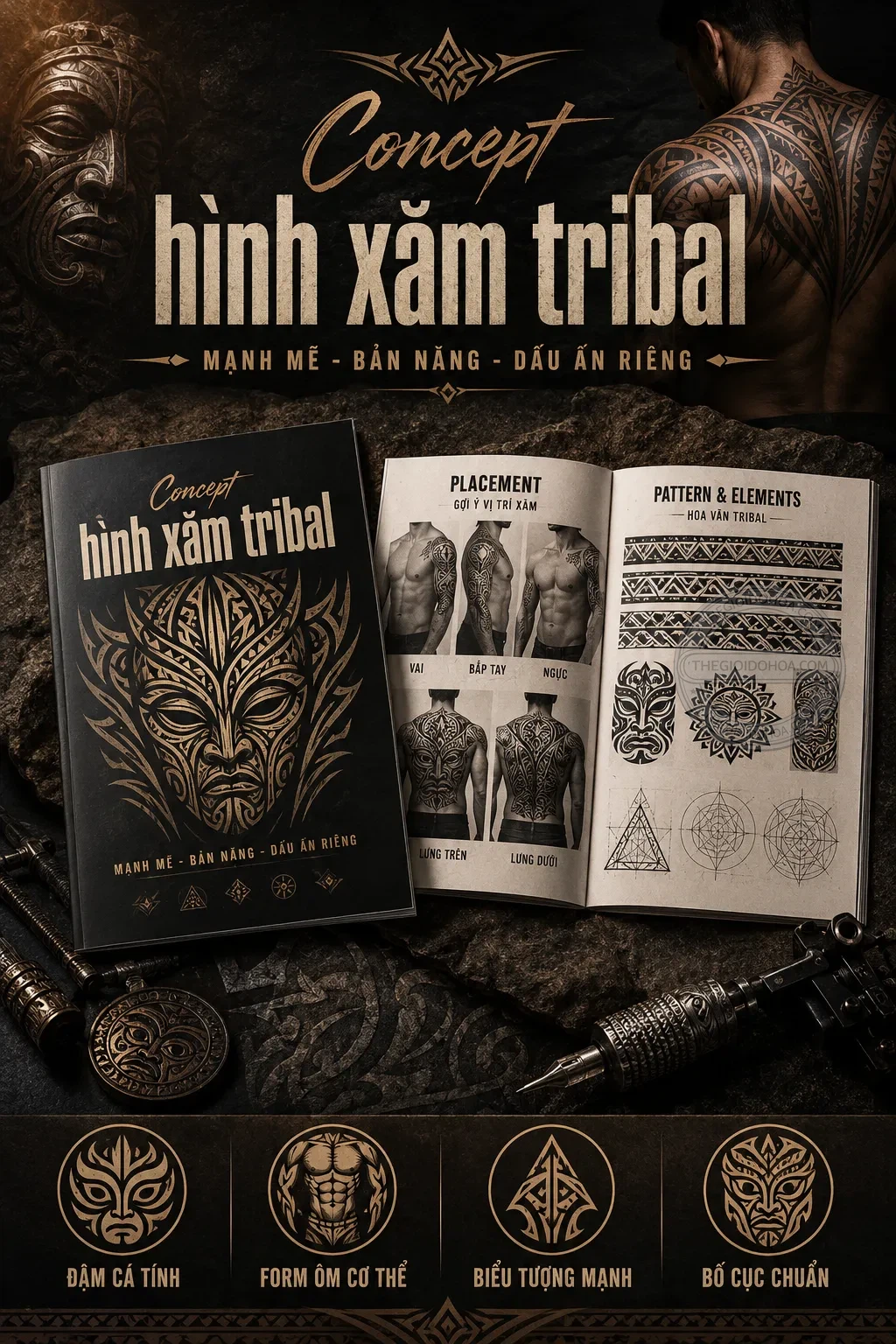 Concept hình xăm tribal