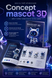 Concept mascot 3d