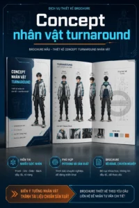 Concept nhãn vật turnaround