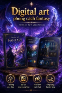 Digital art phong cách fantasy