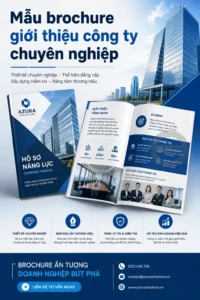 Mẫu brochure giới thiệu công ty chuyen nghiệp