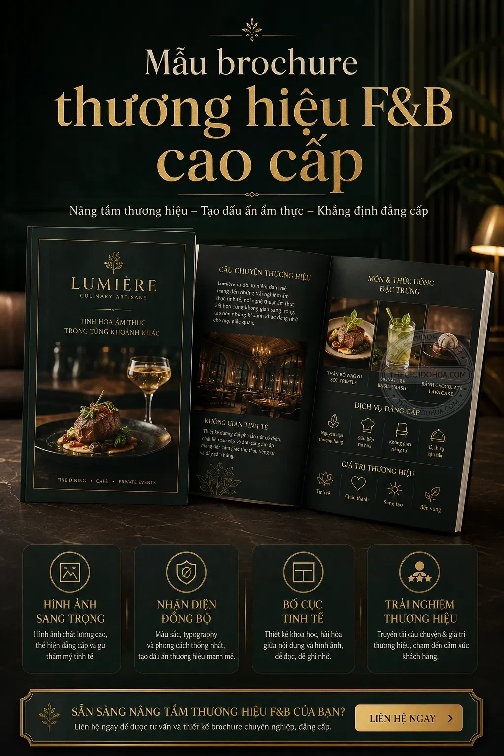 Mẫu brochure thương hiệu fb cao cặp