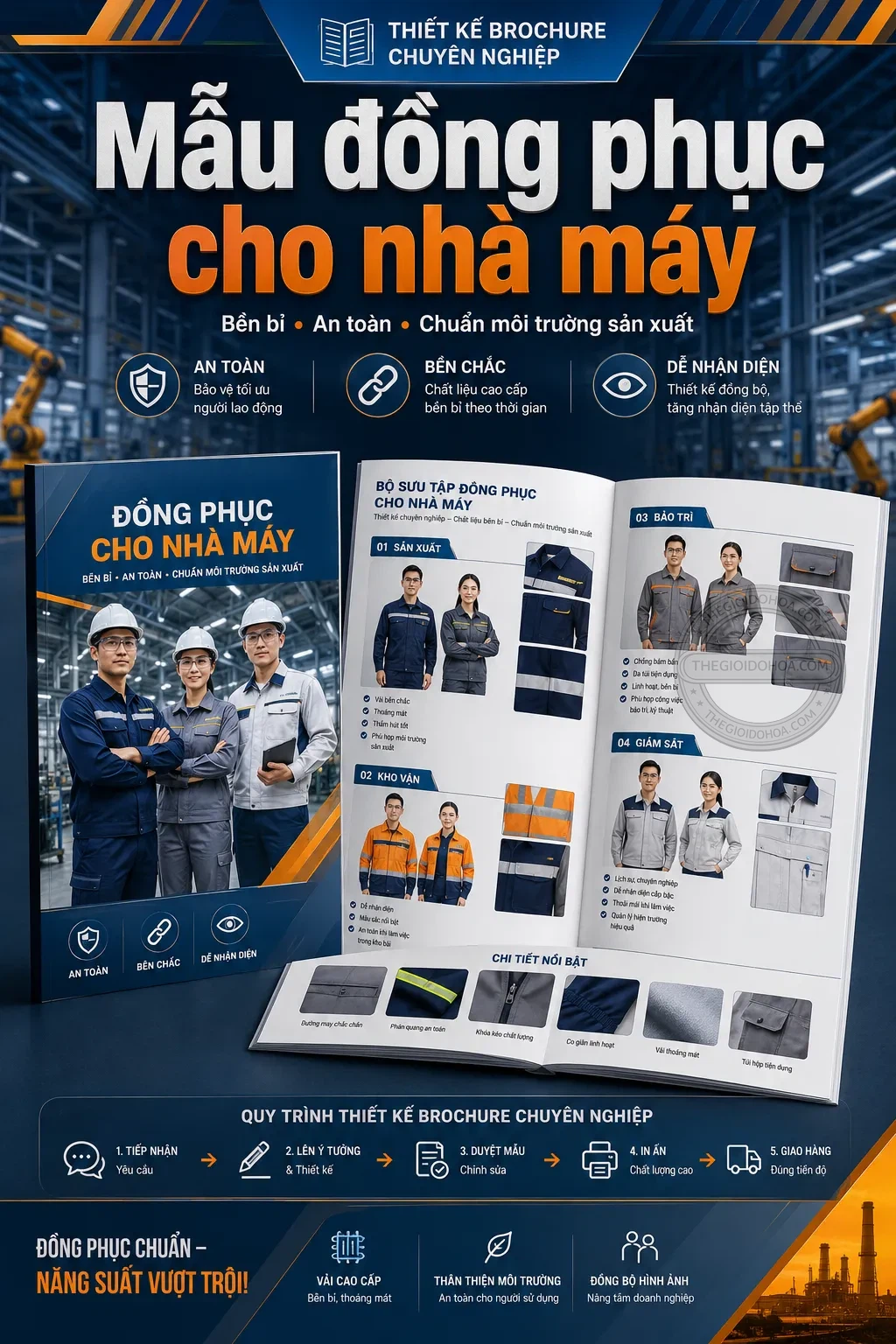 Mẫu dong phuc cho nha may