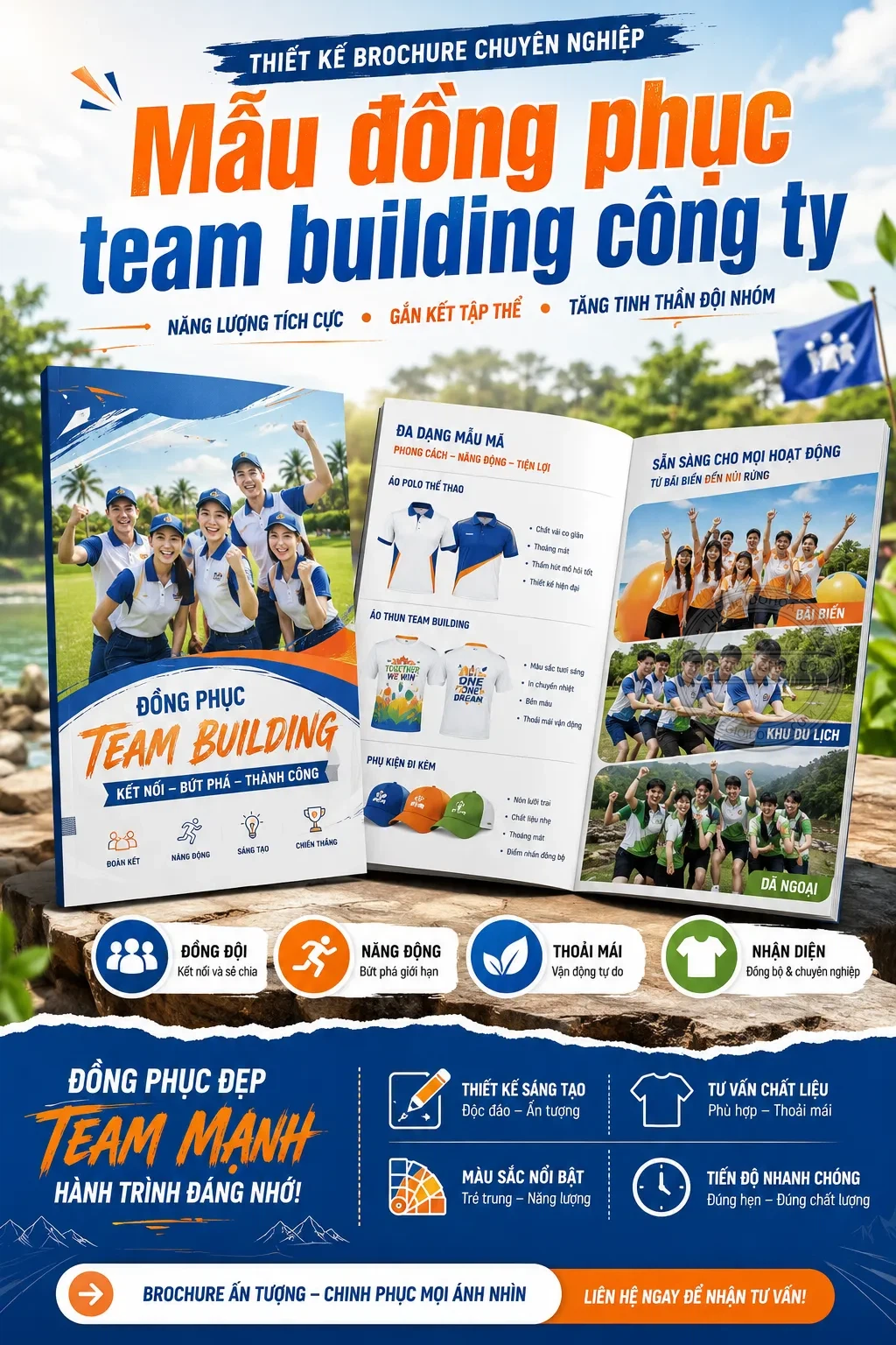 Mẫu dong phuc team building công ty