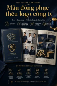 Mẫu dong phuc theu logo công ty