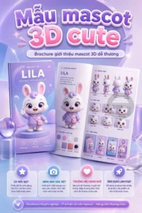 Mẫu mascot 3d cute