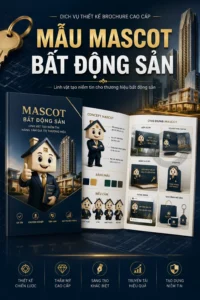 Mẫu mascot bat dong sản