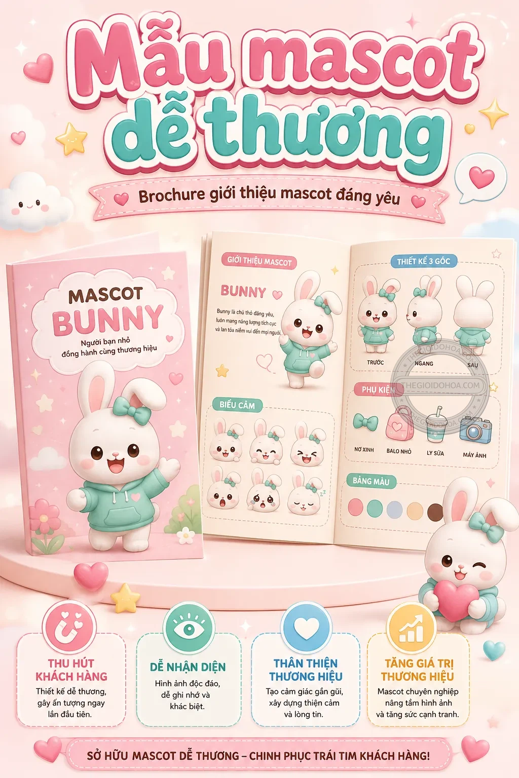 Mẫu mascot de thương
