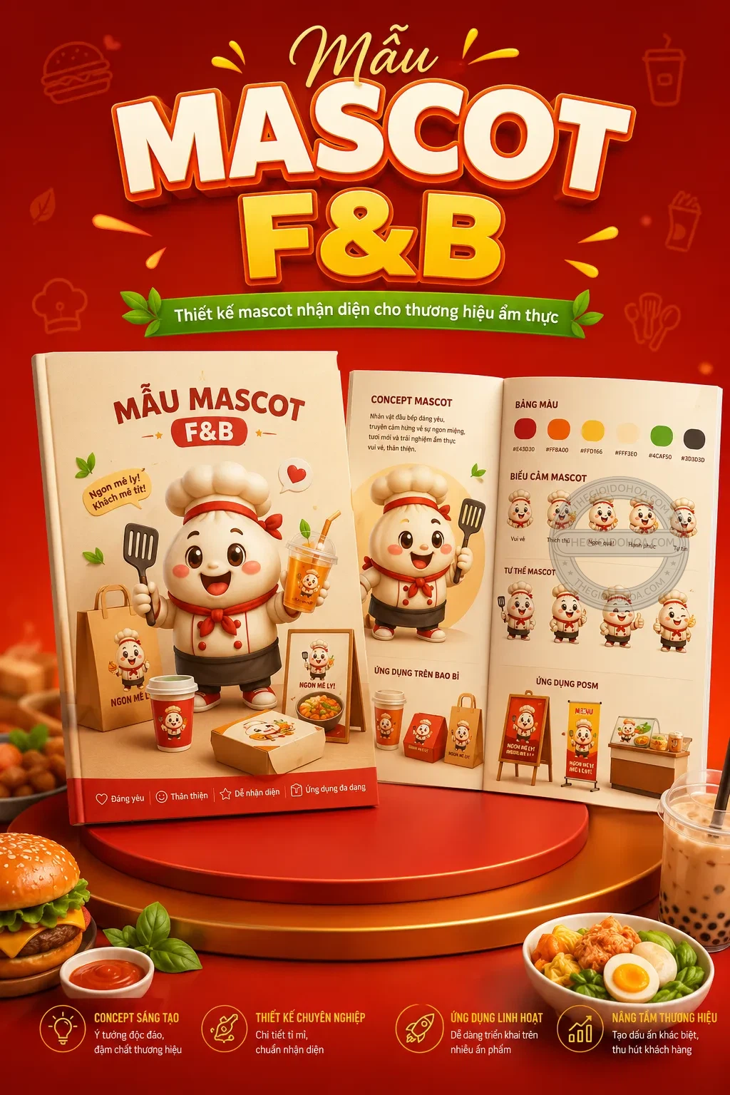 Mẫu mascot fnb