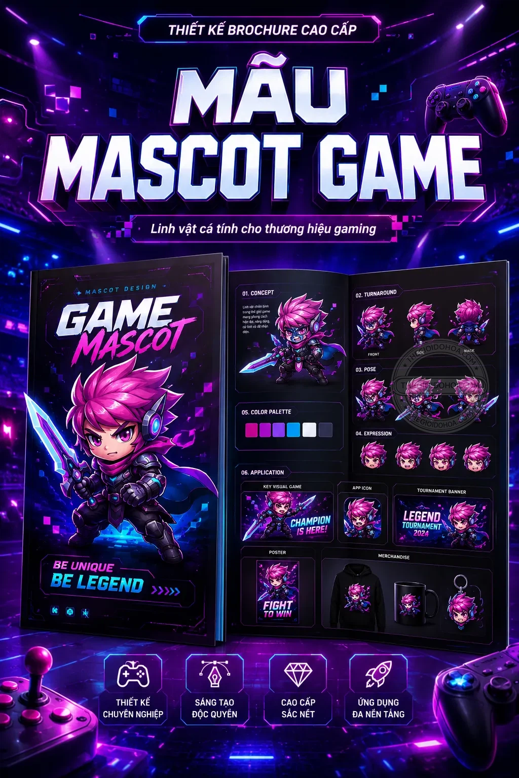Mẫu mascot game