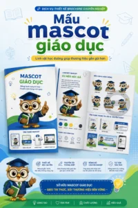 Mẫu mascot giao duc