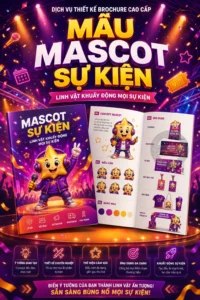Mẫu mascot su kien