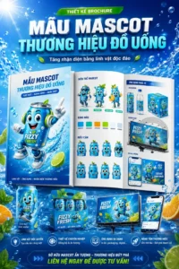 Mẫu mascot thương hiệu do uong