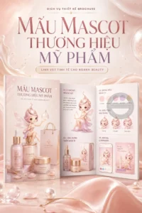 Mẫu mascot thương hiệu my phẩm