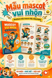 Mẫu mascot vui nhon