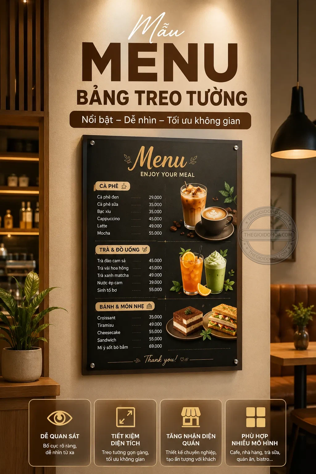 Mẫu menu bang treo tuong