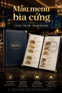 Mẫu menu bia cung