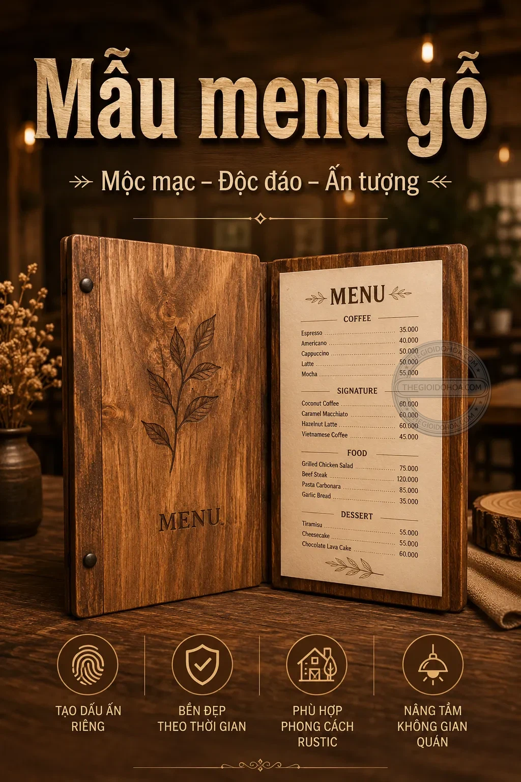 Mẫu menu go