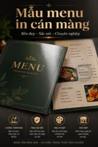 Mẫu menu in can mang