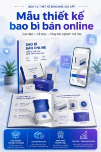Mẫu thiet ke bao bì ban online