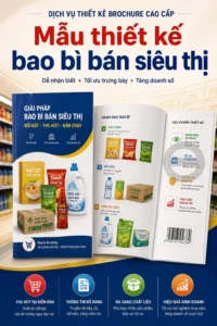 Mẫu thiet ke bao bì ban sieu thi