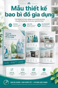 Mẫu thiet ke bao bì do gia dung