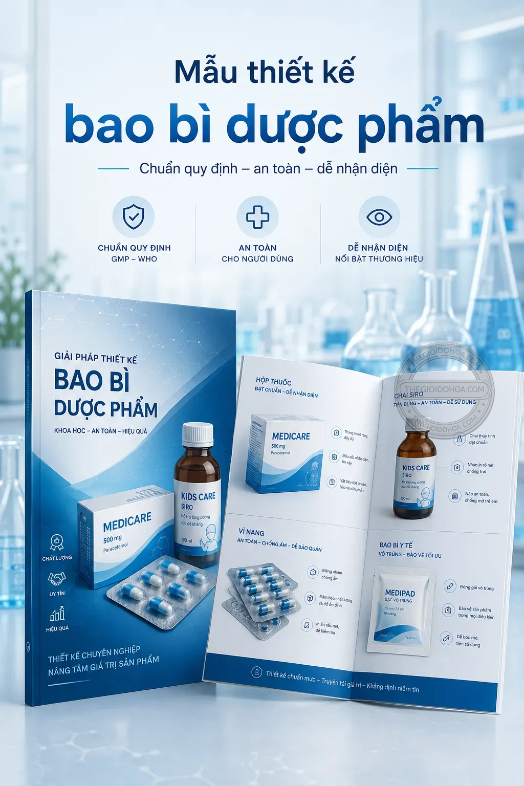 Mẫu thiet ke bao bì duoc phẩm