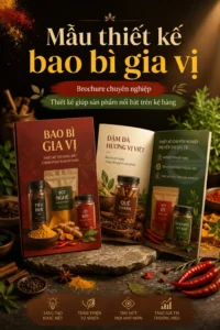 Mẫu thiet ke bao bì gia vi
