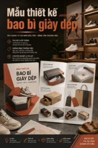 Mẫu thiet ke bao bì giay đẹp