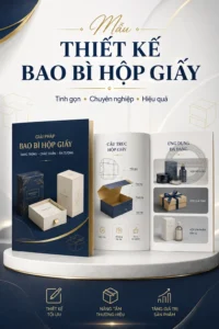 Mẫu thiet ke bao bì hop giay