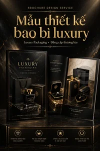 Mẫu thiet ke bao bì luxury