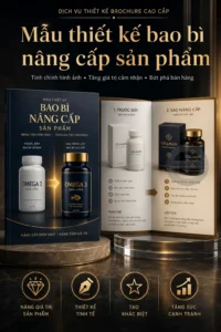 Mẫu thiet ke bao bì nang cặp sản phẩm