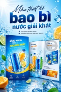 Mẫu thiet ke bao bì nuoc giai khat