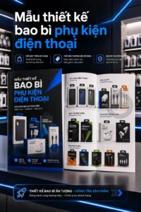 Mẫu thiet ke bao bì phu kien diện thoai