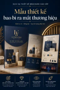 Mẫu thiet ke bao bì ra mat thương hiệu