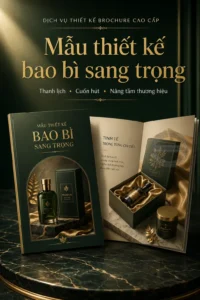Mẫu thiet ke bao bì sang trong
