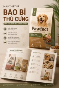 Mẫu thiet ke bao bì thu cung