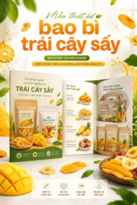 Mẫu thiet ke bao bì trai cay say