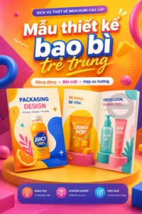 Mẫu thiet ke bao bì tre trung